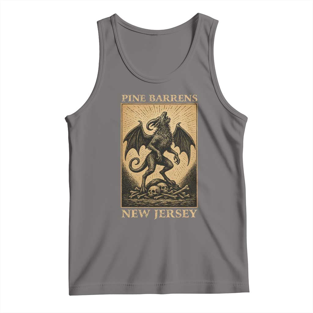 Jersey Devil Tank Top Gothic Horror Gift Pine Barrens New Jersey - Wonder Print Shop