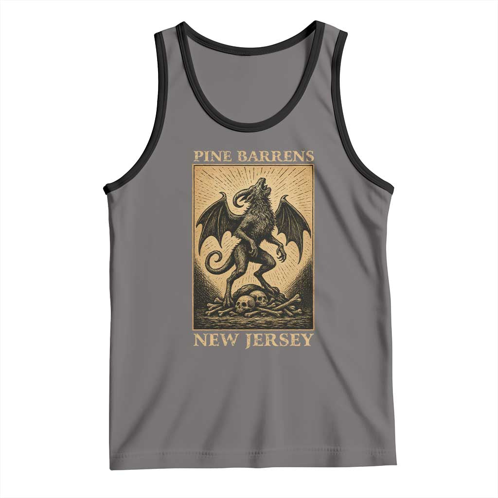 Jersey Devil Tank Top Gothic Horror Gift Pine Barrens New Jersey - Wonder Print Shop