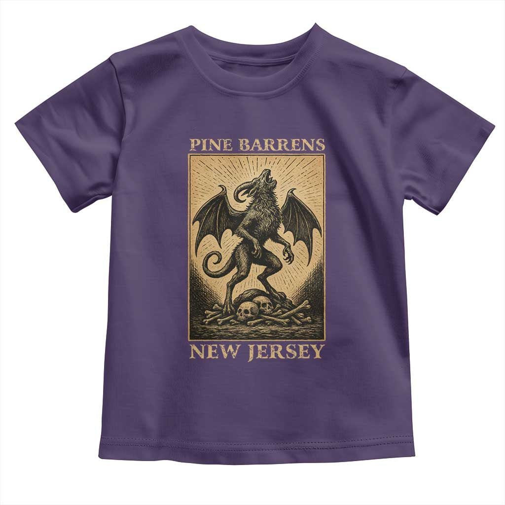Jersey Devil Toddler T Shirt Gothic Horror Gift Pine Barrens New Jersey - Wonder Print Shop