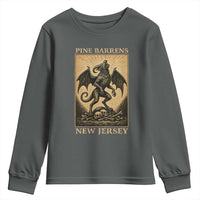 Jersey Devil Youth Sweatshirt Gothic Horror Gift Pine Barrens New Jersey - Wonder Print Shop