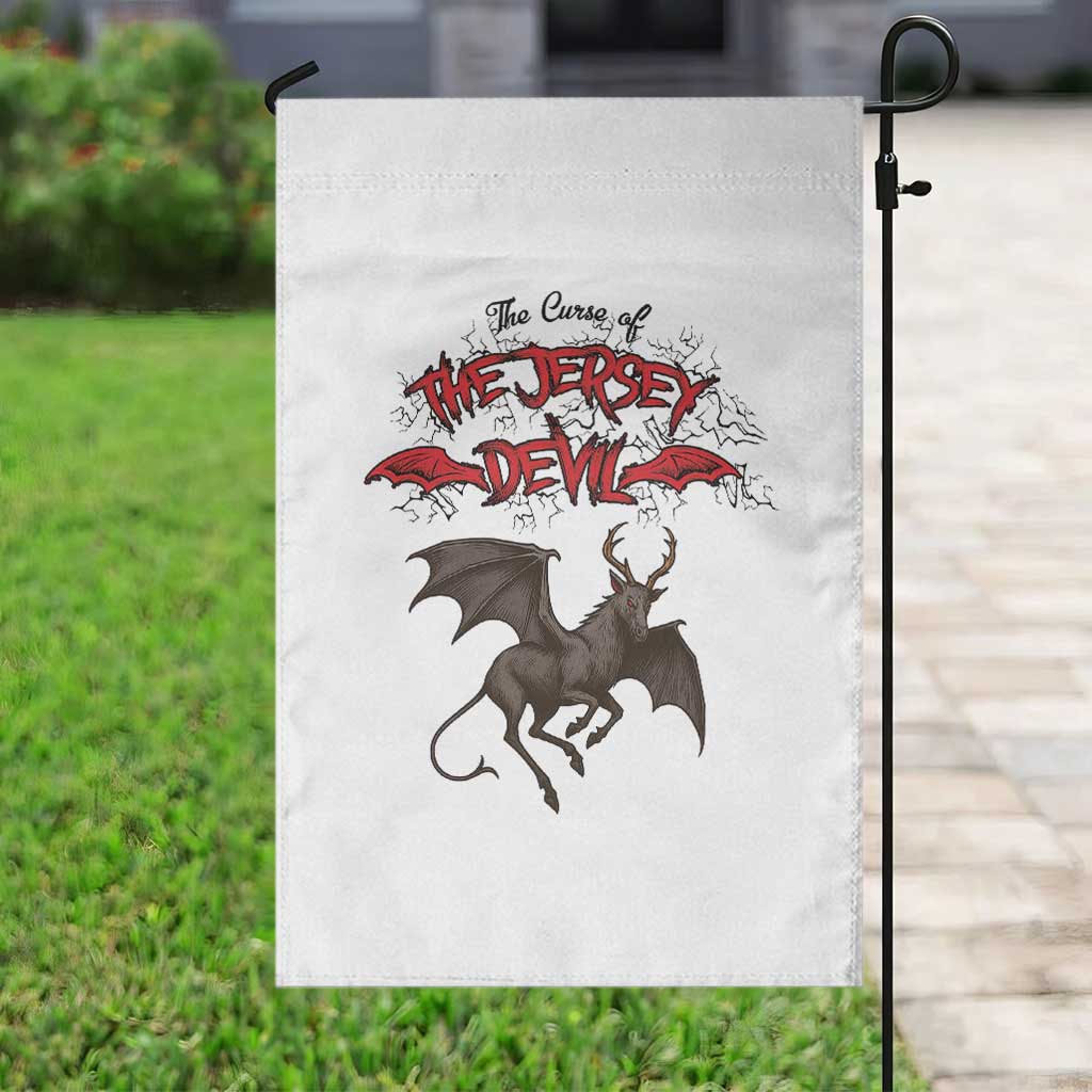 Jersey Devil Garden Flag The Curse Of The Cryptid Gothic Horror Gift - Wonder Print Shop
