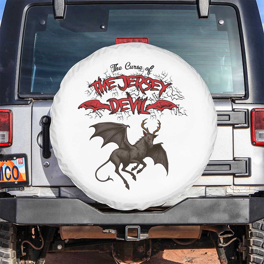 Jersey Devil Spare Tire Cover The Curse Of The Cryptid Gothic Horror Gift - Wonder Print Shop