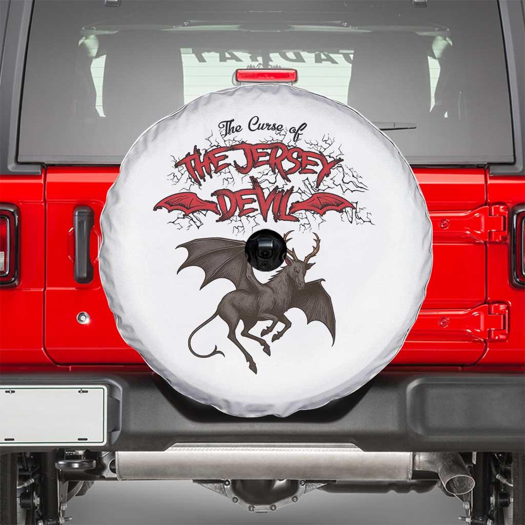 Jersey Devil Spare Tire Cover The Curse Of The Cryptid Gothic Horror Gift - Wonder Print Shop