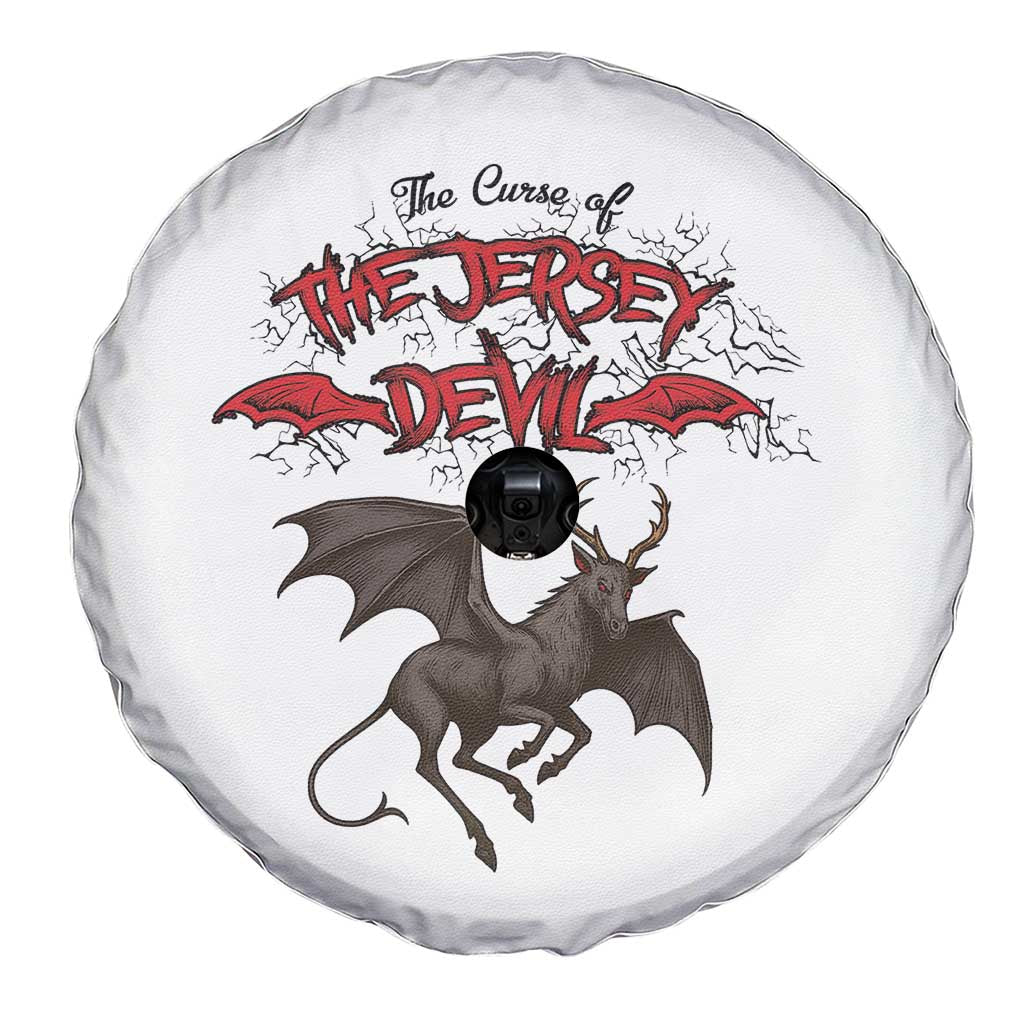 Jersey Devil Spare Tire Cover The Curse Of The Cryptid Gothic Horror Gift - Wonder Print Shop