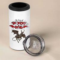 Jersey Devil 4 in 1 Can Cooler Tumbler The Curse Of The Cryptid Gothic Horror Gift
