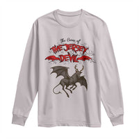 Jersey Devil Long Sleeve Shirt The Curse Of The Cryptid Gothic Horror Gift - Wonder Print Shop