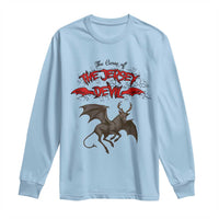 Jersey Devil Long Sleeve Shirt The Curse Of The Cryptid Gothic Horror Gift - Wonder Print Shop