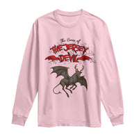 Jersey Devil Long Sleeve Shirt The Curse Of The Cryptid Gothic Horror Gift - Wonder Print Shop