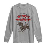 Jersey Devil Long Sleeve Shirt The Curse Of The Cryptid Gothic Horror Gift - Wonder Print Shop