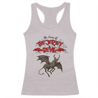 Jersey Devil Racerback Tank Top The Curse Of The Cryptid Gothic Horror Gift - Wonder Print Shop