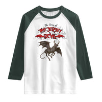 Jersey Devil Raglan Shirt The Curse Of The Cryptid Gothic Horror Gift - Wonder Print Shop