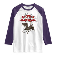 Jersey Devil Raglan Shirt The Curse Of The Cryptid Gothic Horror Gift - Wonder Print Shop