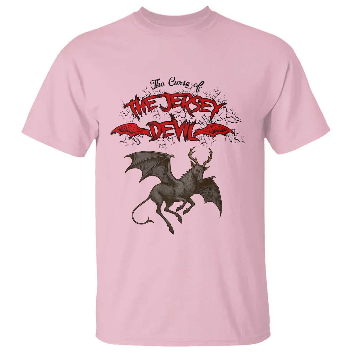 Jersey Devil T Shirt The Curse Of The Cryptid Gothic Horror Gift - Wonder Print Shop