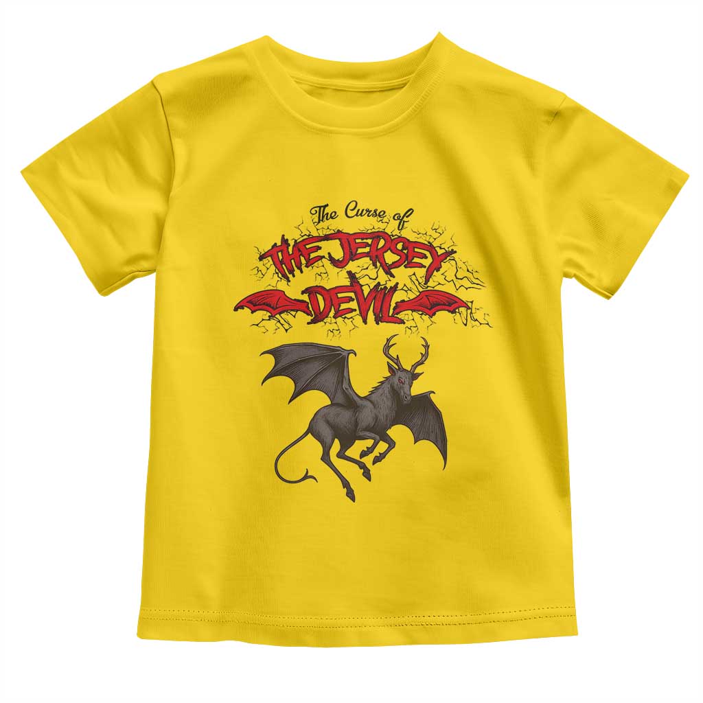 Jersey Devil Toddler T Shirt The Curse Of The Cryptid Gothic Horror Gift - Wonder Print Shop