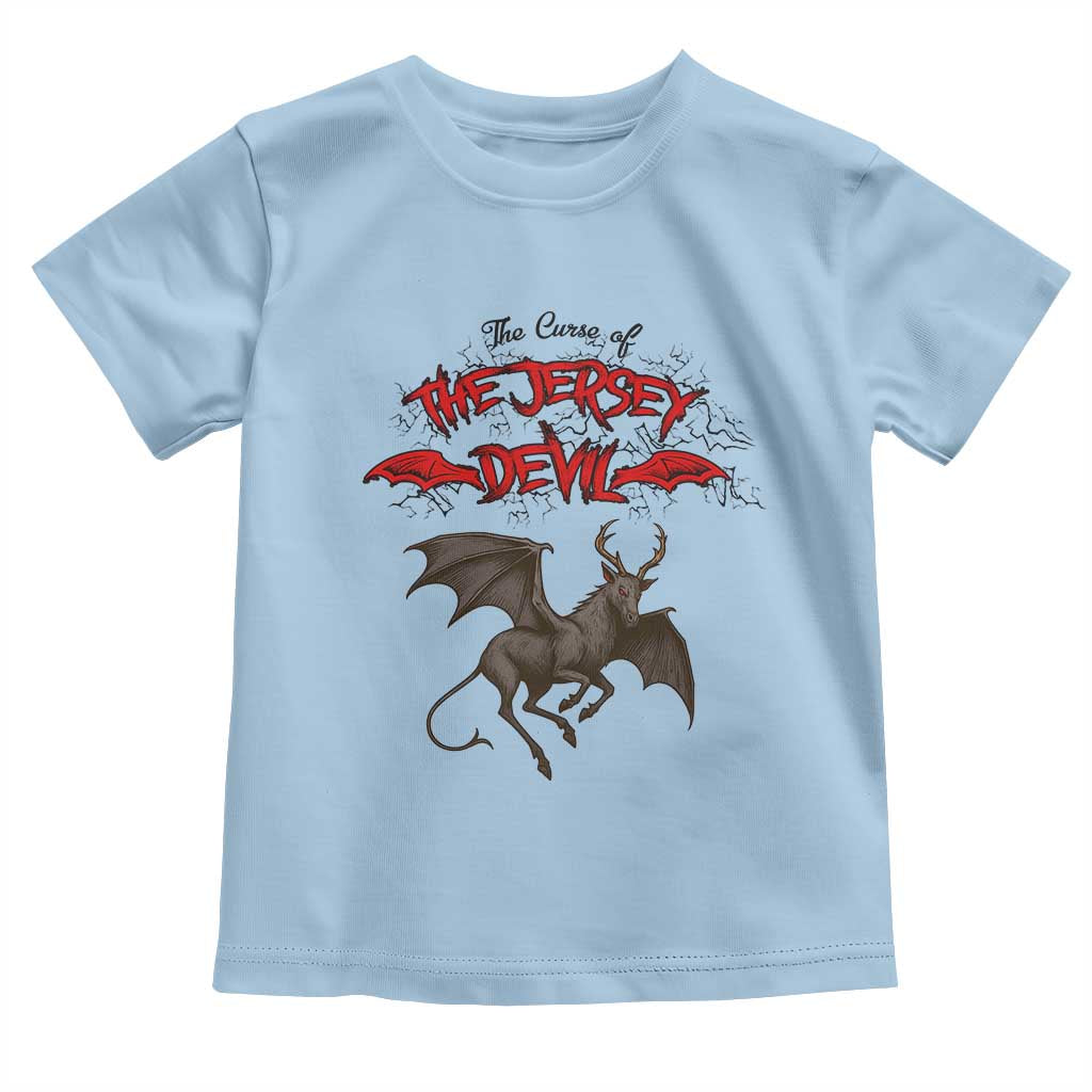 Jersey Devil Toddler T Shirt The Curse Of The Cryptid Gothic Horror Gift - Wonder Print Shop