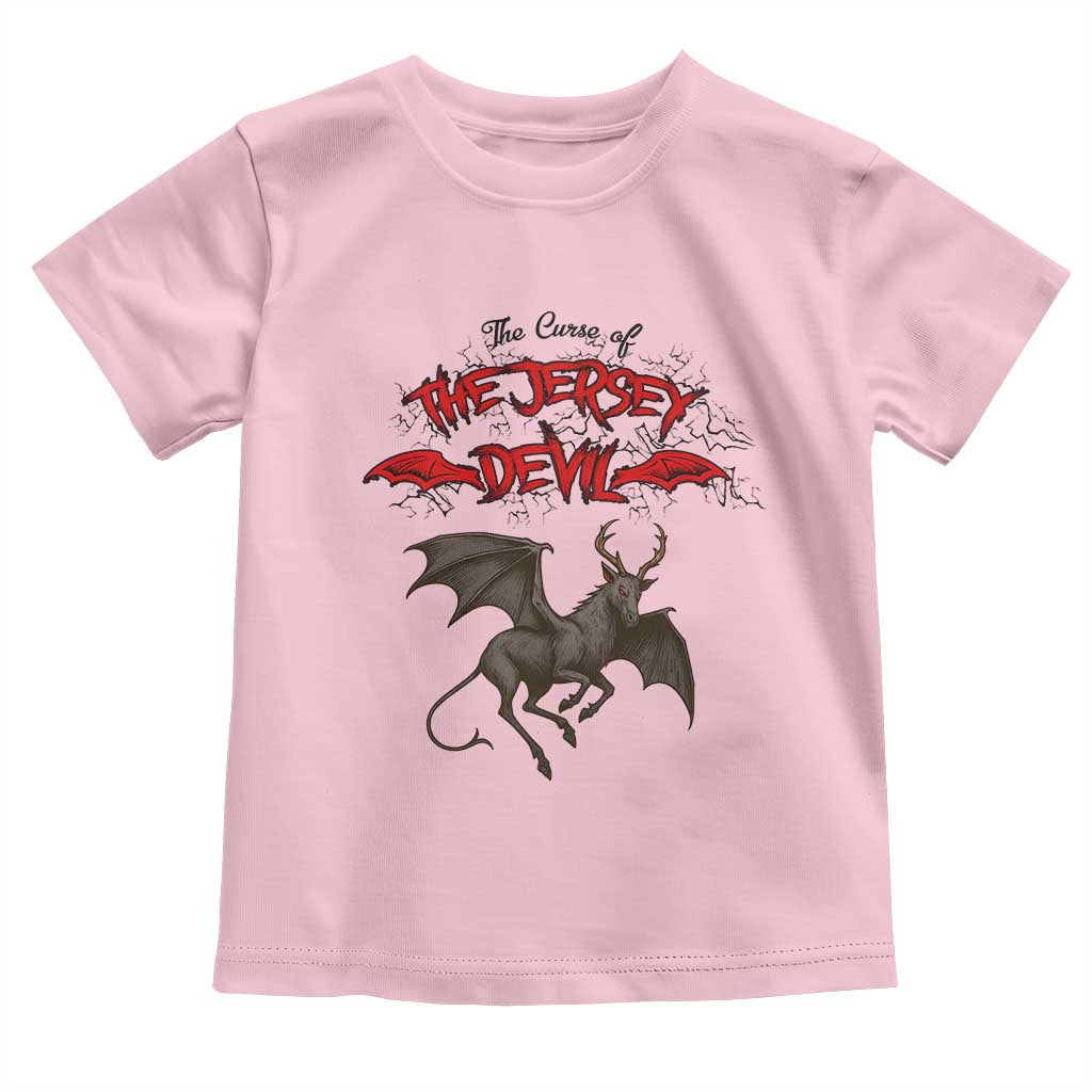 Jersey Devil Toddler T Shirt The Curse Of The Cryptid Gothic Horror Gift - Wonder Print Shop