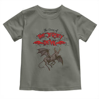 Jersey Devil Toddler T Shirt The Curse Of The Cryptid Gothic Horror Gift - Wonder Print Shop