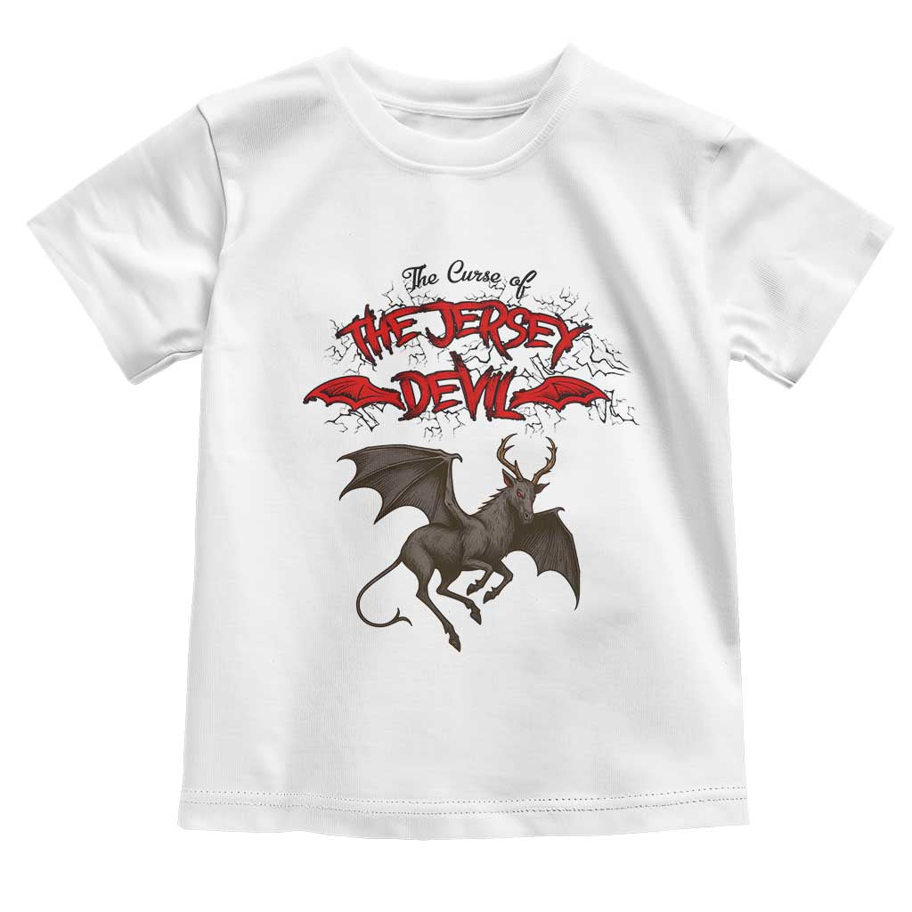 Jersey Devil Toddler T Shirt The Curse Of The Cryptid Gothic Horror Gift - Wonder Print Shop