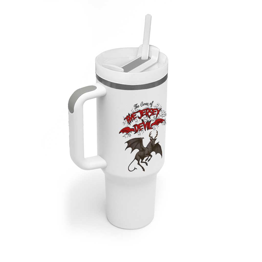 Jersey Devil Tumbler With Handle The Curse Of The Cryptid Gothic Horror Gift
