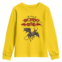 Jersey Devil Youth Sweatshirt The Curse Of The Cryptid Gothic Horror Gift - Wonder Print Shop