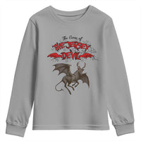 Jersey Devil Youth Sweatshirt The Curse Of The Cryptid Gothic Horror Gift - Wonder Print Shop
