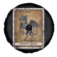 Jersey Devil Spare Tire Cover Horror Tarot Card Urban Legends Gift - Wonder Print Shop