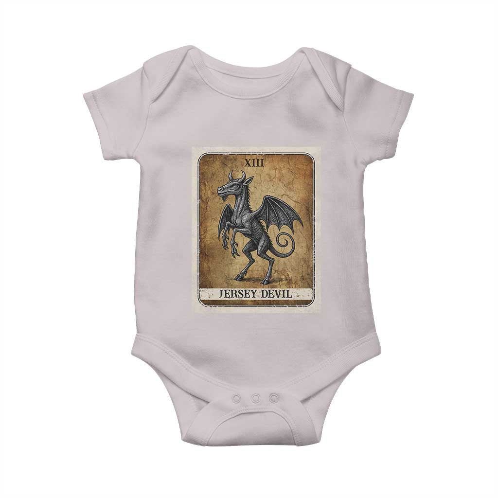 Jersey Devil Baby Onesie Horror Tarot Card Urban Legends Gift - Wonder Print Shop