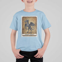 Jersey Devil T Shirt For Kid Horror Tarot Card Urban Legends Gift - Wonder Print Shop