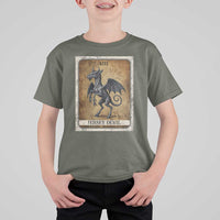 Jersey Devil T Shirt For Kid Horror Tarot Card Urban Legends Gift - Wonder Print Shop