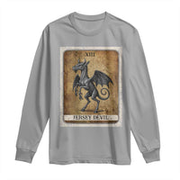 Jersey Devil Long Sleeve Shirt Horror Tarot Card Urban Legends Gift - Wonder Print Shop