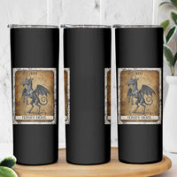 Jersey Devil Skinny Tumbler Horror Tarot Card Urban Legends Gift