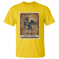 Jersey Devil T Shirt Horror Tarot Card Urban Legends Gift - Wonder Print Shop