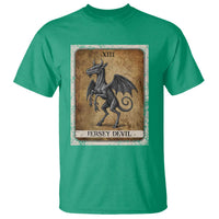 Jersey Devil T Shirt Horror Tarot Card Urban Legends Gift - Wonder Print Shop