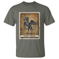 Jersey Devil T Shirt Horror Tarot Card Urban Legends Gift - Wonder Print Shop