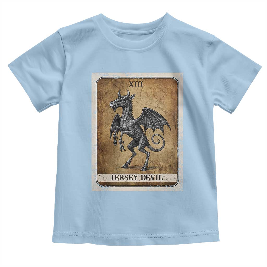 Jersey Devil Toddler T Shirt Horror Tarot Card Urban Legends Gift - Wonder Print Shop