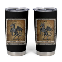 Jersey Devil Tumbler Cup Horror Tarot Card Urban Legends Gift