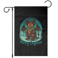 Jersey Devil Garden Flag Merry Cryptidmas Funny Christmas Gift - Wonder Print Shop