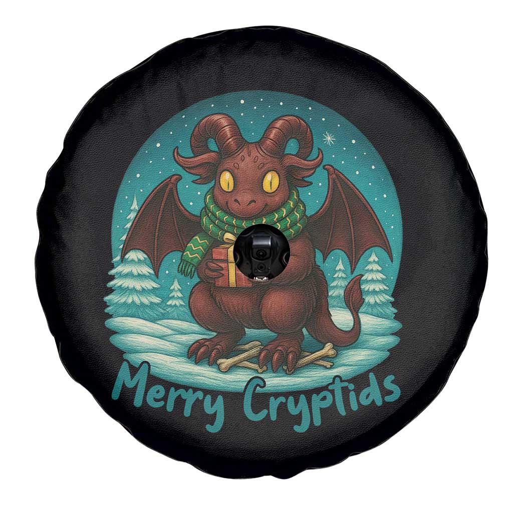 Jersey Devil Spare Tire Cover Merry Cryptidmas Funny Christmas Gift - Wonder Print Shop
