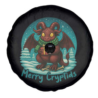 Jersey Devil Spare Tire Cover Merry Cryptidmas Funny Christmas Gift - Wonder Print Shop