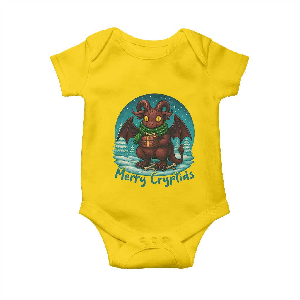 Jersey Devil Baby Onesie Merry Cryptidmas Funny Christmas Gift - Wonder Print Shop