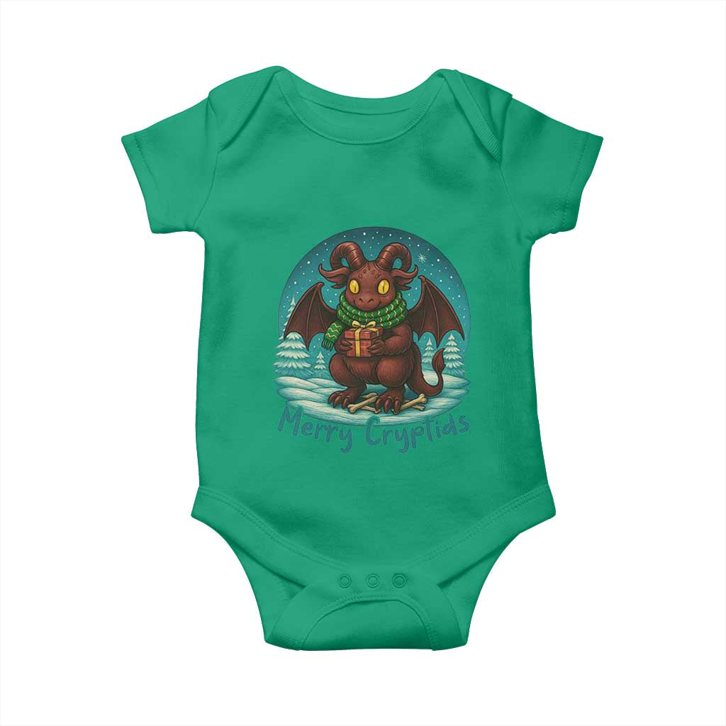 Jersey Devil Baby Onesie Merry Cryptidmas Funny Christmas Gift - Wonder Print Shop