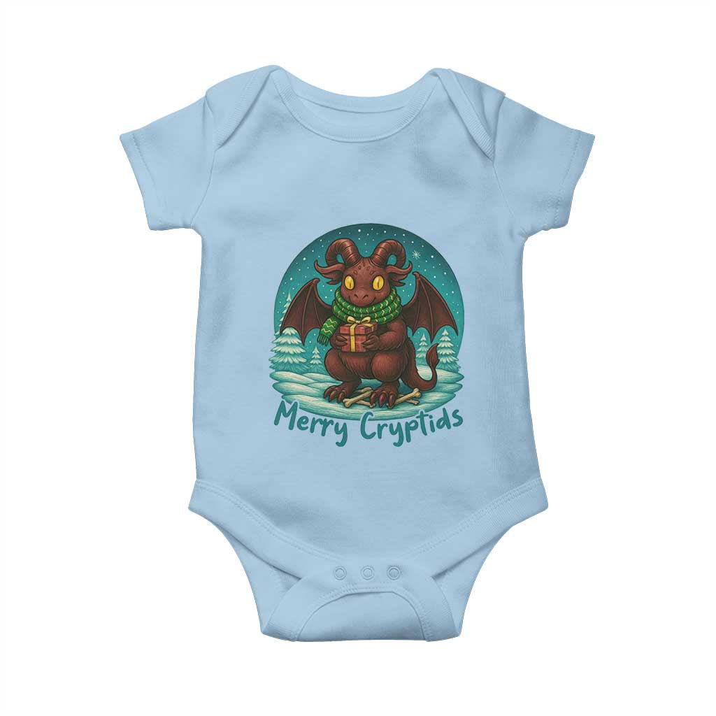 Jersey Devil Baby Onesie Merry Cryptidmas Funny Christmas Gift - Wonder Print Shop