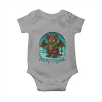 Jersey Devil Baby Onesie Merry Cryptidmas Funny Christmas Gift - Wonder Print Shop