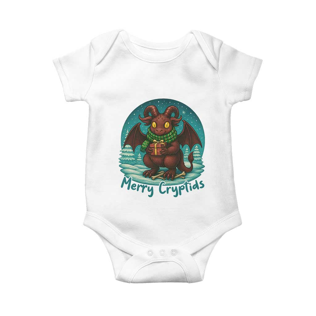 Jersey Devil Baby Onesie Merry Cryptidmas Funny Christmas Gift - Wonder Print Shop