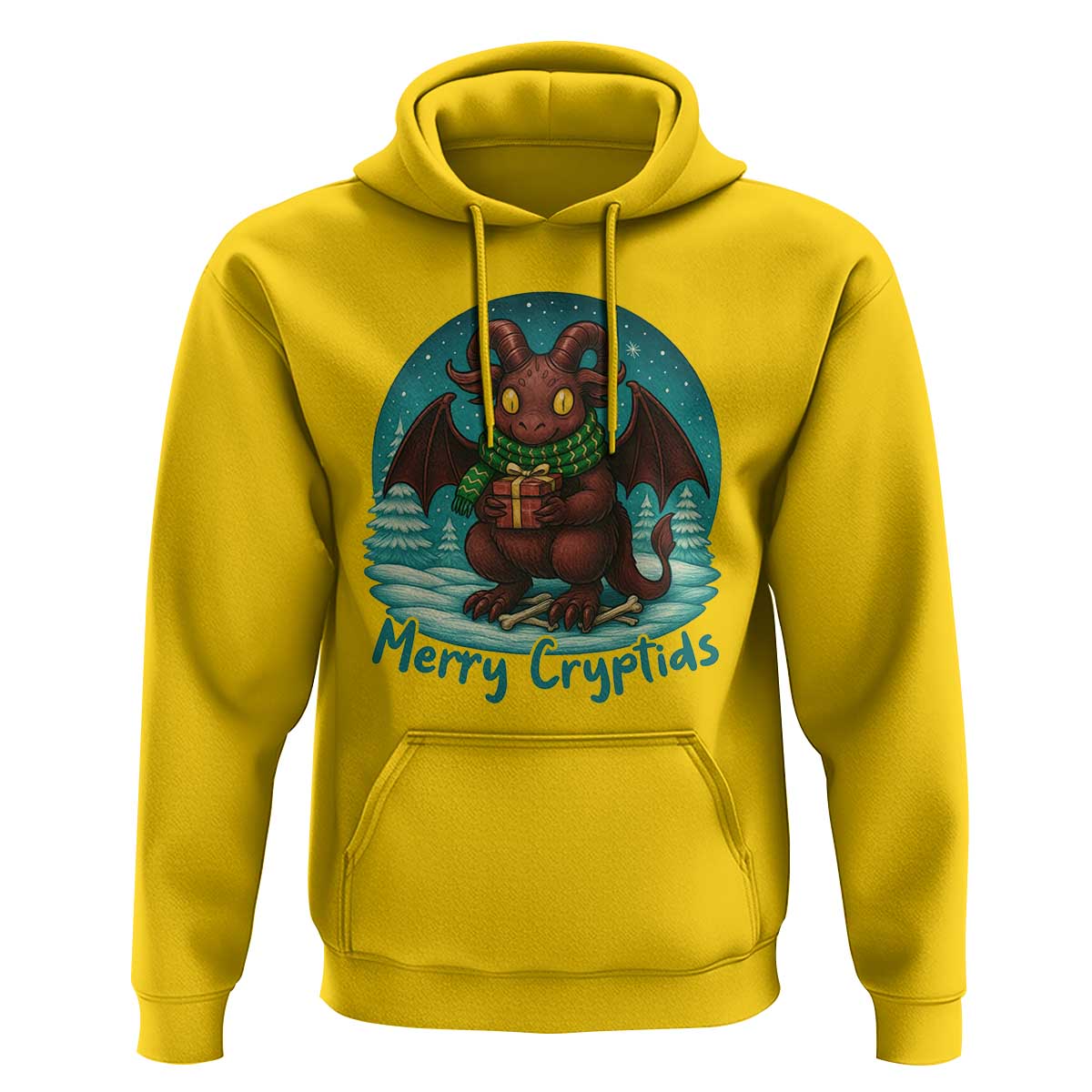 Jersey Devil Hoodie Merry Cryptidmas Funny Christmas Gift - Wonder Print Shop
