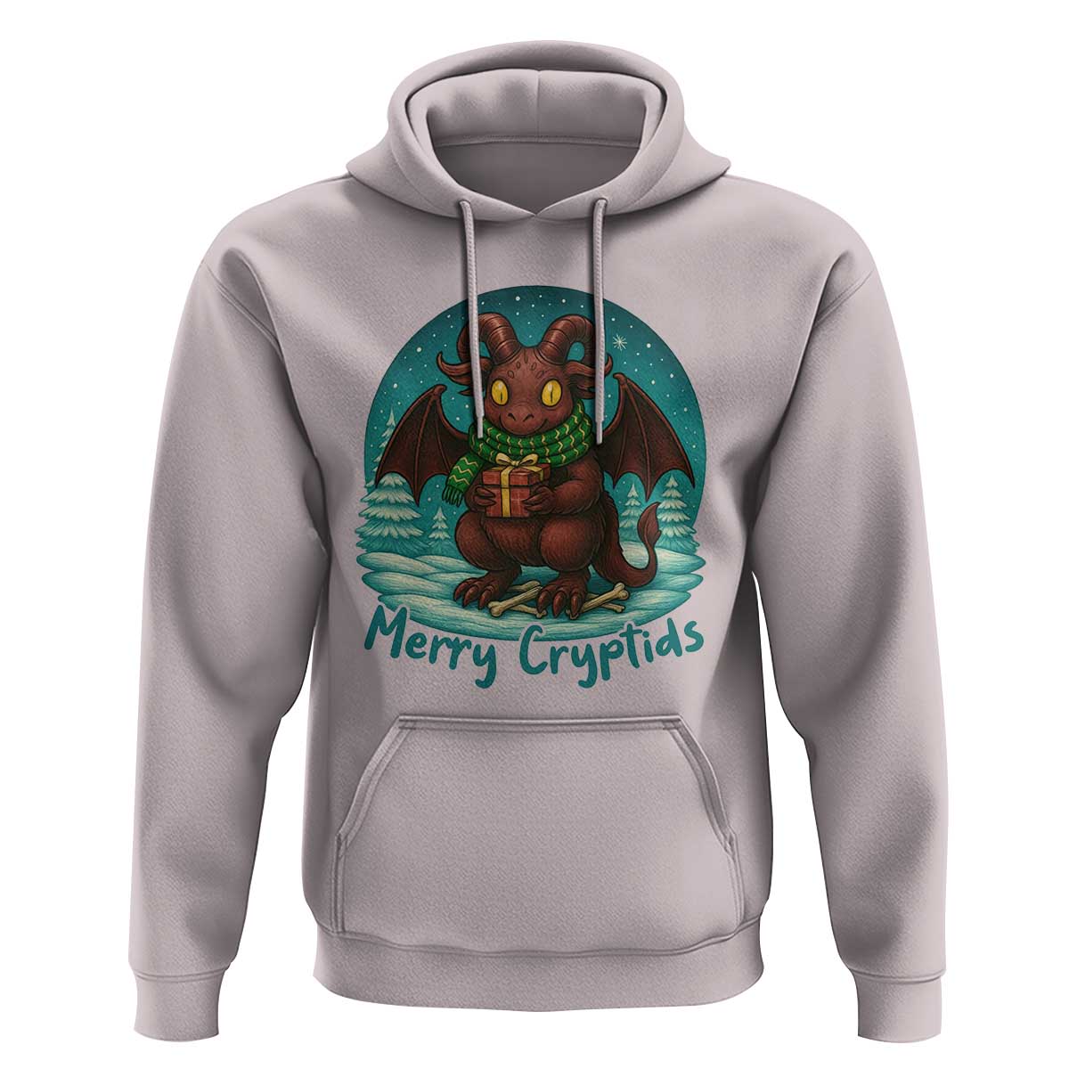 Jersey Devil Hoodie Merry Cryptidmas Funny Christmas Gift - Wonder Print Shop
