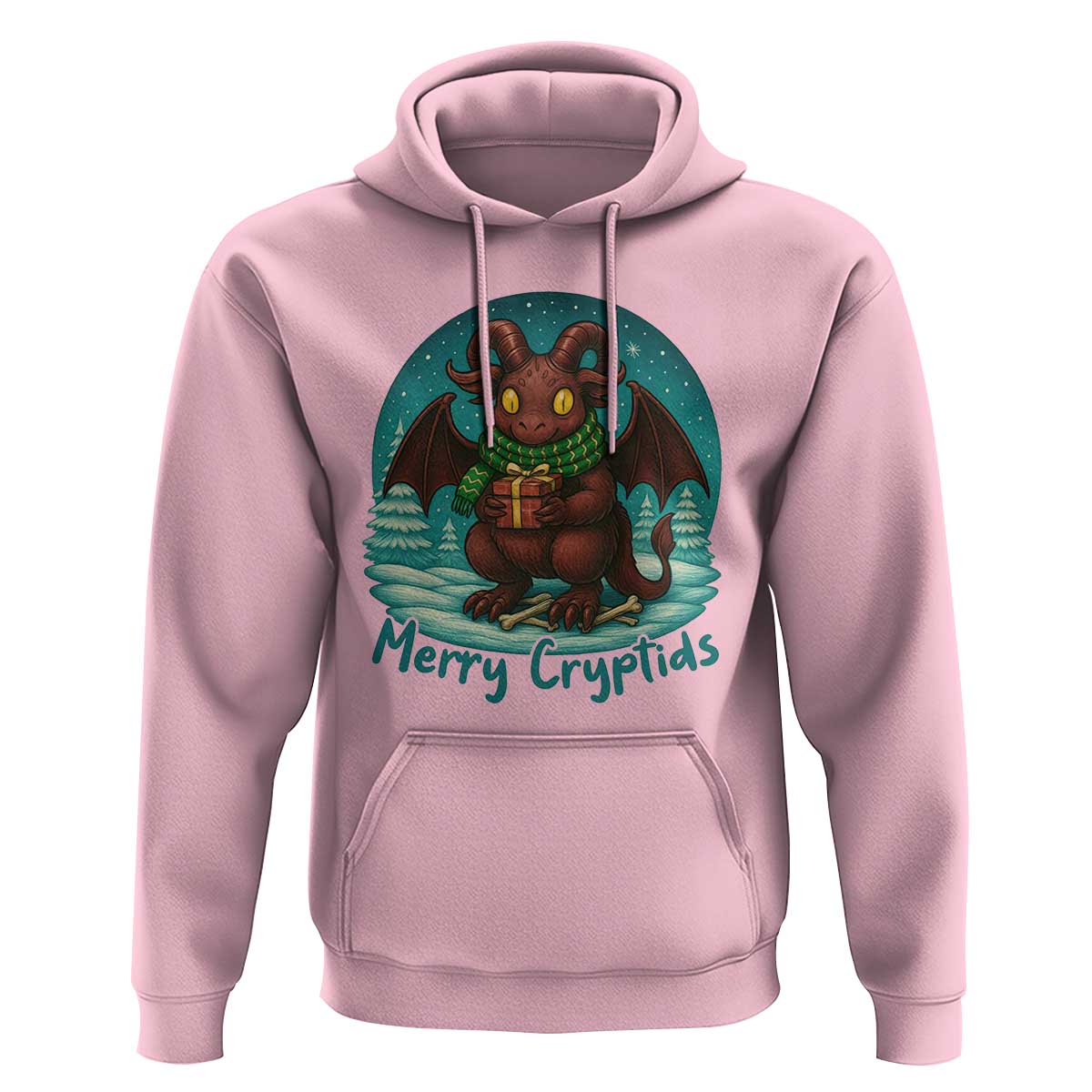 Jersey Devil Hoodie Merry Cryptidmas Funny Christmas Gift - Wonder Print Shop