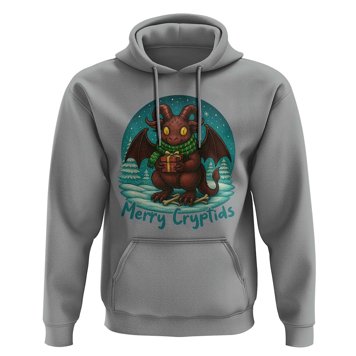 Jersey Devil Hoodie Merry Cryptidmas Funny Christmas Gift - Wonder Print Shop