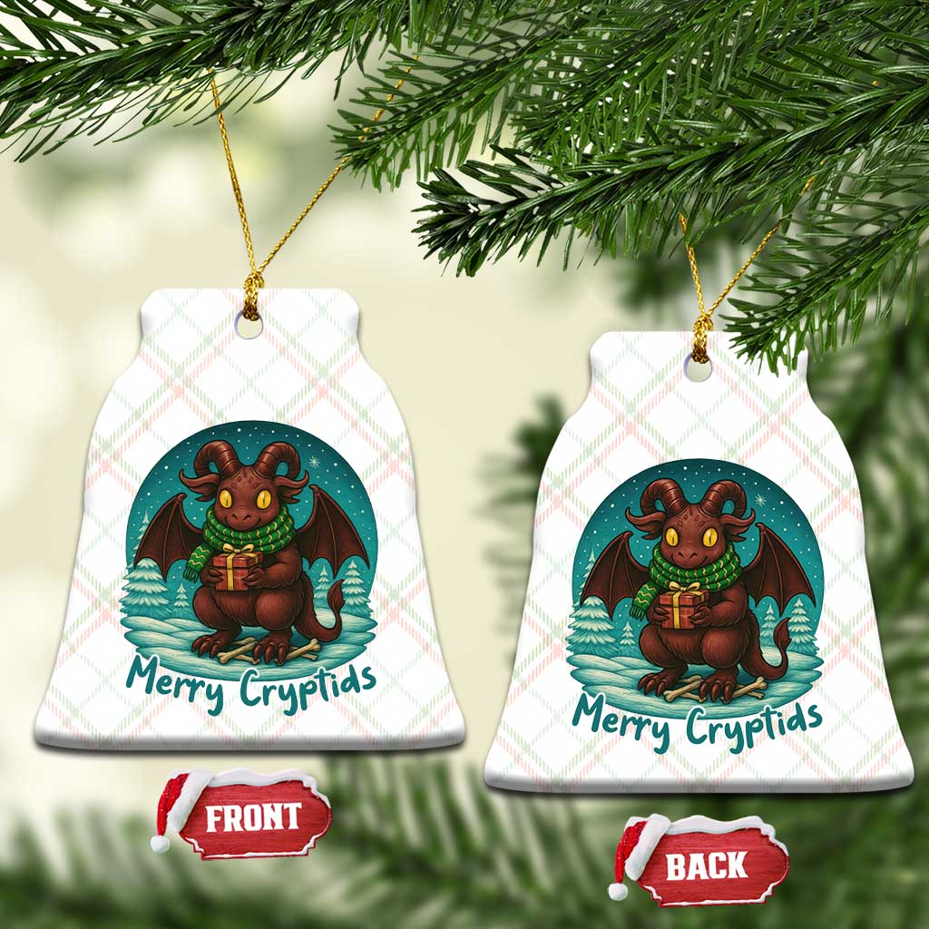 Jersey Devil Ceramic Ornament Merry Cryptidmas Funny Xmas Gift - Wonder Print Shop