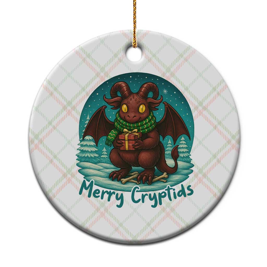 Jersey Devil Ceramic Ornament Merry Cryptidmas Funny Xmas Gift - Wonder Print Shop